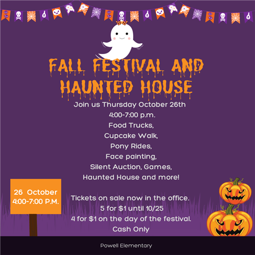  Fall Festival October 26th